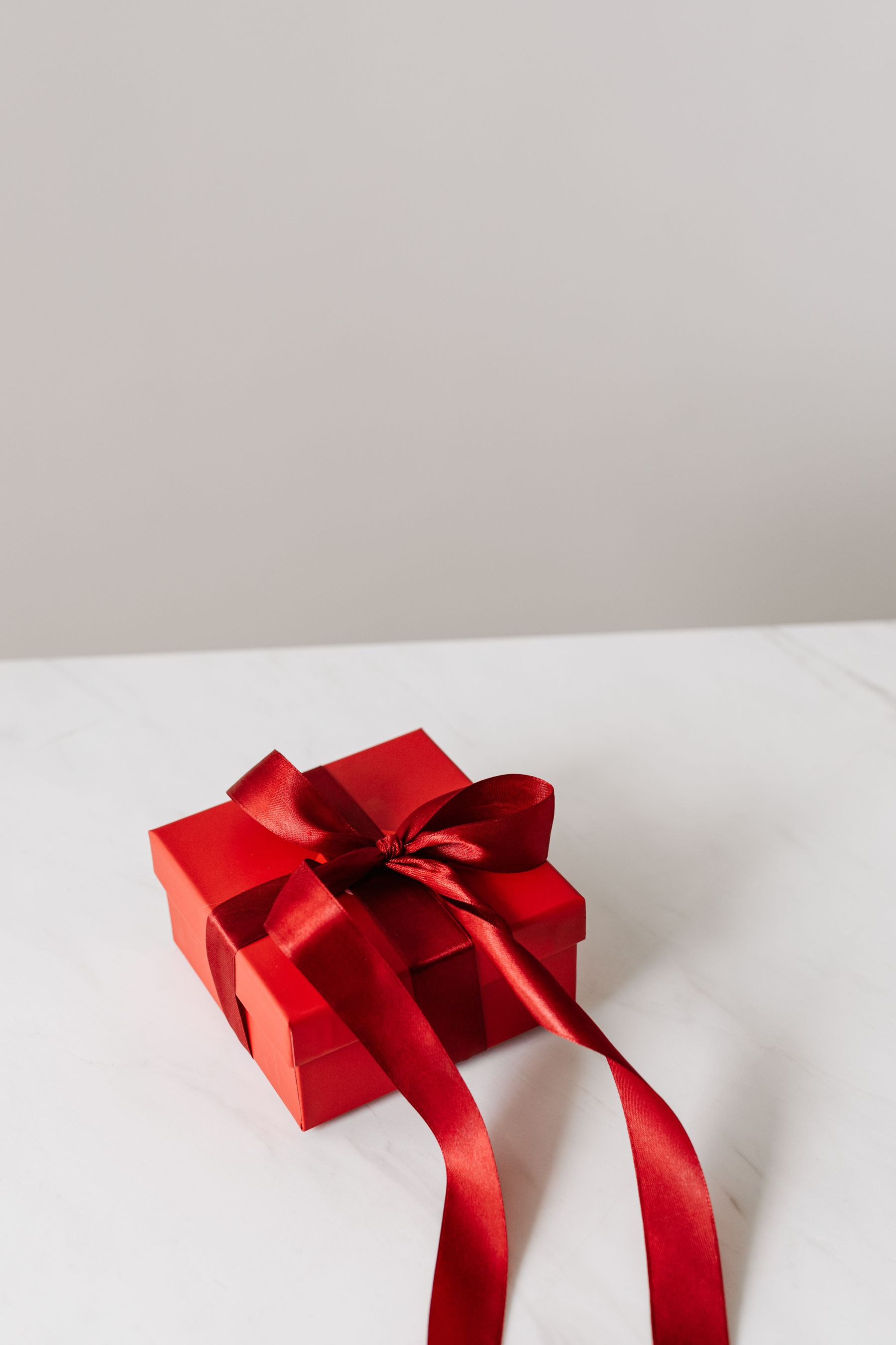 Premium red gift packaging